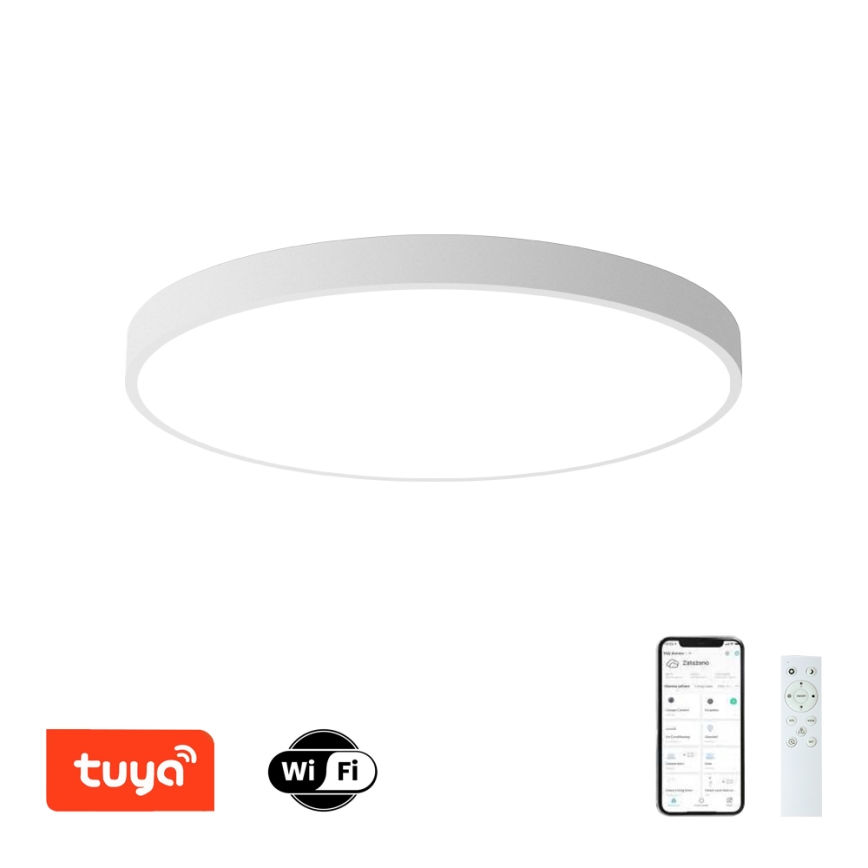 Brilagi - Lampada da soffitto dimmerabile POOL SMART LED/100W/230V 3000-6000K 80 cm Wi-Fi Tuya Bianca + Telecomando