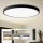 Brilagi - Lampada da soffitto dimmerabile a LED POOL SMART LED/180W/230V 3000-6000K Ø 120 cm Wi-Fi Tuya nero + telecomando