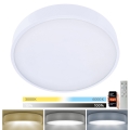 Brilagi - Lampada da soffitto dimmerabile a LED POOL SMART LED/48W/230V 40 cm 3000-6000K Wi-Fi Tuya + telecomando bianca