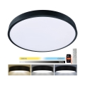 Brilagi - Lampada da soffitto dimmerabile a LED POOL SMART LED/60W/230V 50 cm 3000-6000K Wi-Fi Tuya + telecomando nero