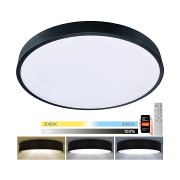 Brilagi - Lampada da soffitto dimmerabile a LED POOL SMART LED/60W/230V 50 cm 3000-6000K Wi-Fi Tuya + telecomando nero