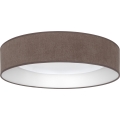 Brilagi - Lampada da soffitto dimmerabile a LED VELVET SMARTIX STARS LED/36W/230V 3000-6000K Ø 55 cm marrone Wi-Fi Tuya Beacon + telecomando