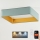 Brilagi - Lampada da soffitto dimmerabile a LED VELVET SQUARE SMART LED/36W/230V 2700-6500K Wi-Fi Tuya + telecomando menta