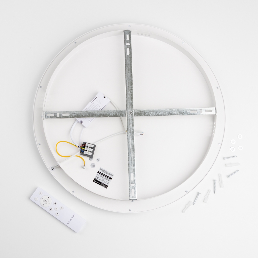 Brilagi - Plafoniera LED dimmerabile FALCON SLIM LED/42W/230V 3000-6500K pr. 50 cm bianco + telecomando