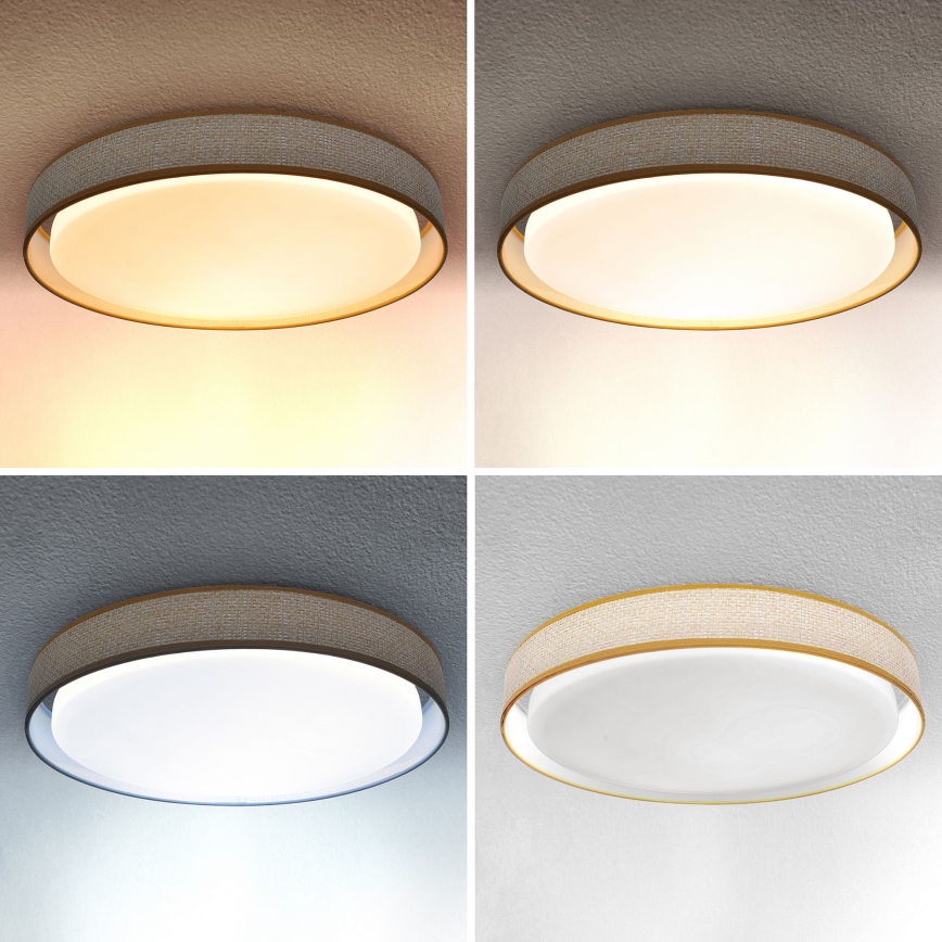 Brilagi - Lampada da soffitto dimmerabile a LED KIANIA LED/48W/230V 3000-6500K diam. 43 cm + telecomando