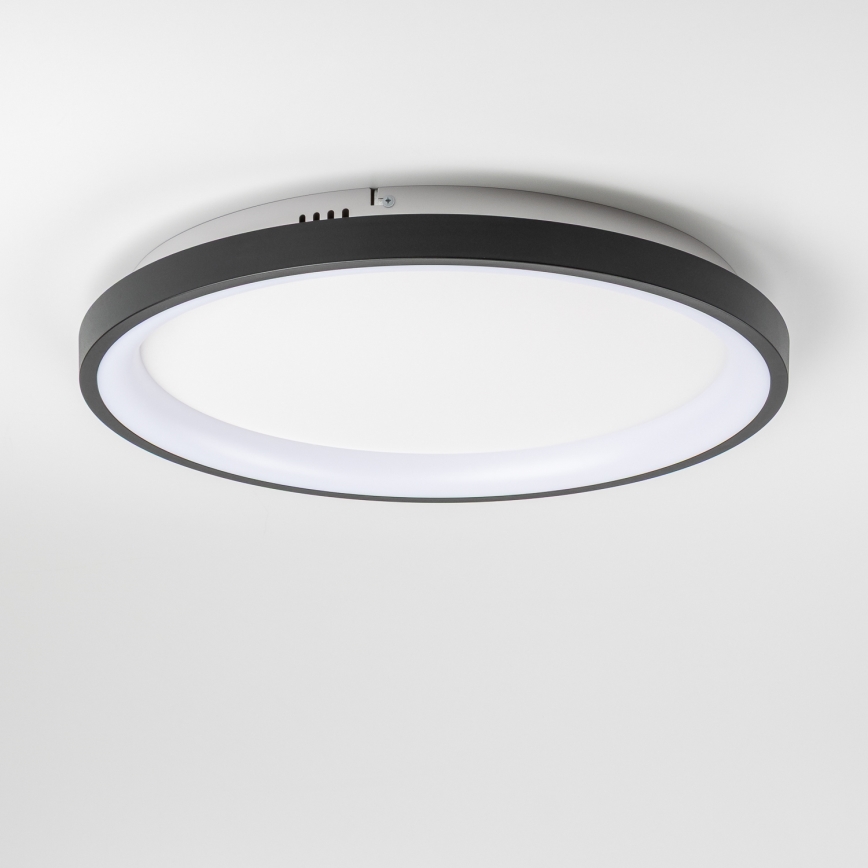 Brilagi - Plafoniera LED dimmerabile FALCON SLIM LED/42W/230V 3000-6500K Ø 50 cm nero + telecomando