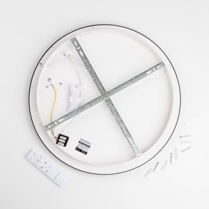 Brilagi - Plafoniera LED dimmerabile FALCON SLIM LED/42W/230V 3000-6500K Ø 50 cm nero + telecomando