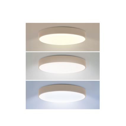 Brilagi - Plafoniera dimmerabile a LED POOL LED/50W/230V 3000-6000K Ø 40 cm beige + telecomando