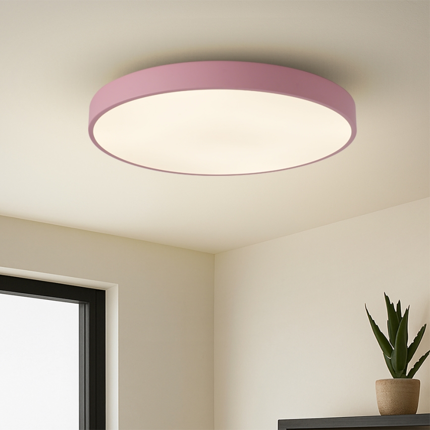 Brilagi - Plafoniera LED dimmerabile POOL LED/60W/230V 3000-6000K Ø 60 cm rosa + telecomando