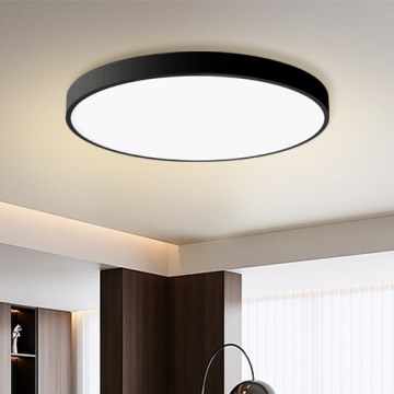 Brilagi - Lampada da soffitto dimmerabile POOL SMART LED/100W/230V 3000-6000K 80 cm Wi-Fi Tuya Nero + Telecomando