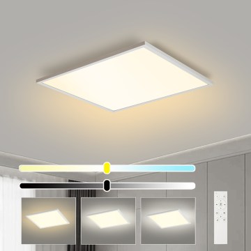Brilagi - Lampada da soffitto dimmerabile SLIMFRAME LED/58W/230V 60x60 cm 3000-6000K bianco + telecomando