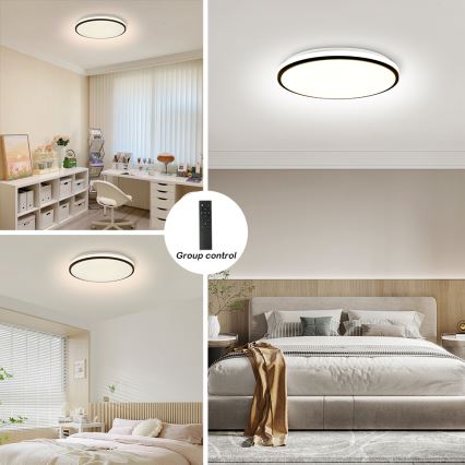 Brilagi - Plafoniera LED dimmerabile SMART LED/36W/230V Ø 48 cm 3000-6000K Wi-Fi Tuya Beacon + telecomando