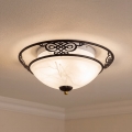 BRILAGI - Lampada da soffitto FRESCO 3xE27/40W/230V Ø 48 cm marrone