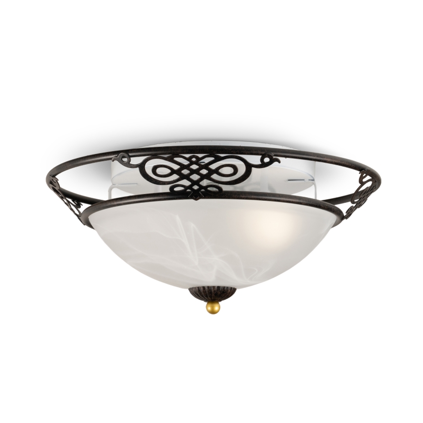BRILAGI - Lampada da soffitto FRESCO 3xE27/40W/230V Ø 48 cm marrone