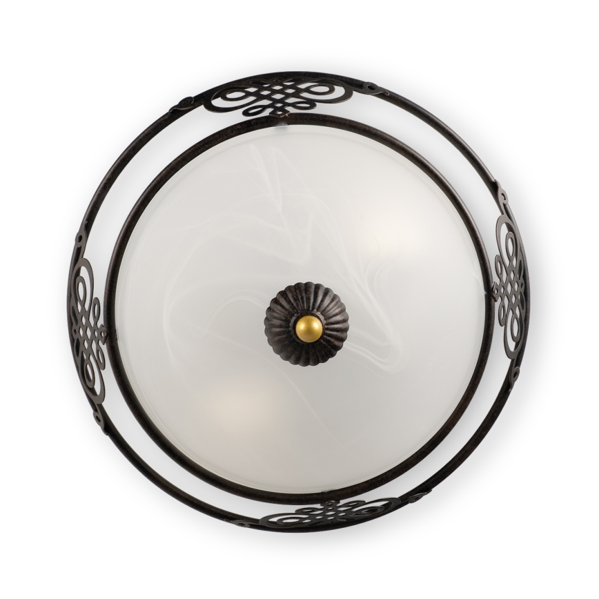 BRILAGI - Lampada da soffitto FRESCO 3xE27/40W/230V Ø 48 cm marrone
