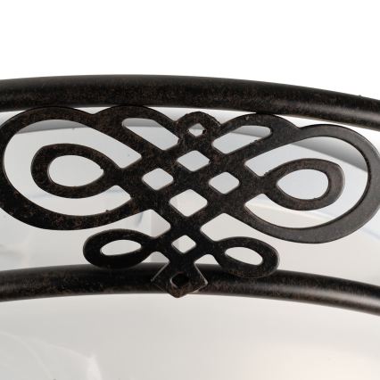 BRILAGI - Lampada da soffitto FRESCO 3xE27/40W/230V Ø 48 cm marrone