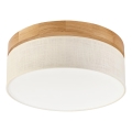 Brilagi - Lampada da soffitto LED BELLADONNA LED/20W/230V diam. 30 cm crema/rovere