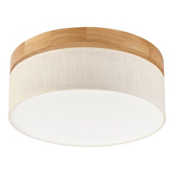 Brilagi - Lampada da soffitto LED BELLADONNA LED/20W/230V diam. 30 cm crema/rovere
