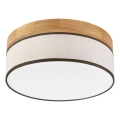 Brilagi - Lampada da soffitto LED BELLADONNA LED/20W/230V Ø 30 cm crema/rovere