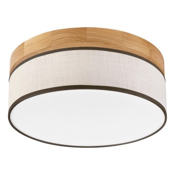 Brilagi - Lampada da soffitto LED BELLADONNA LED/20W/230V Ø 30 cm crema/rovere