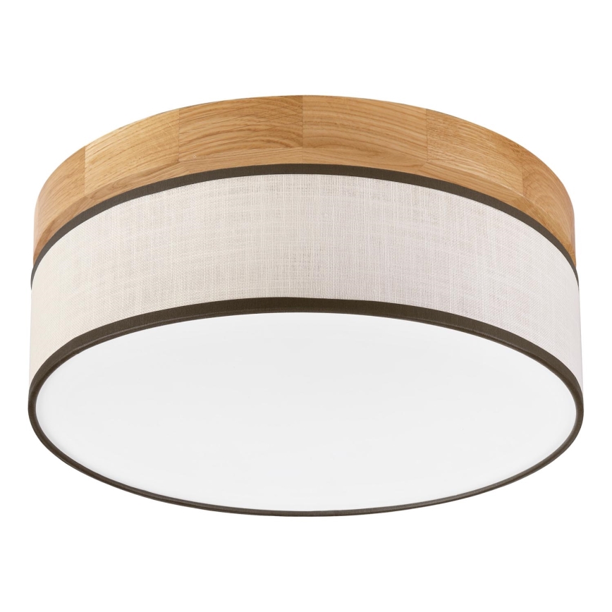Brilagi - Lampada da soffitto LED BELLADONNA LED/20W/230V Ø 30 cm crema/rovere