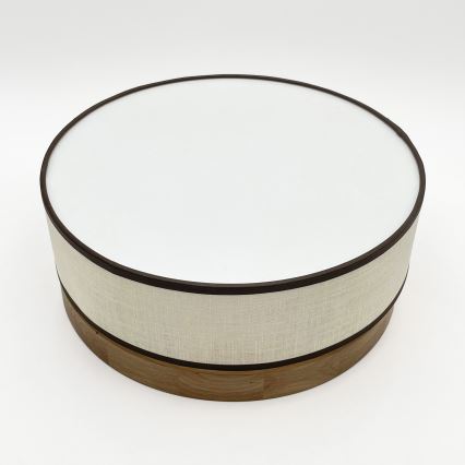 Brilagi - Lampada da soffitto LED BELLADONNA LED/20W/230V Ø 30 cm crema/rovere