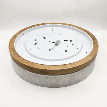 Brilagi - Lampada da soffitto LED BELLADONNA LED/36W/230V diam. 50 cm bianco/rovere