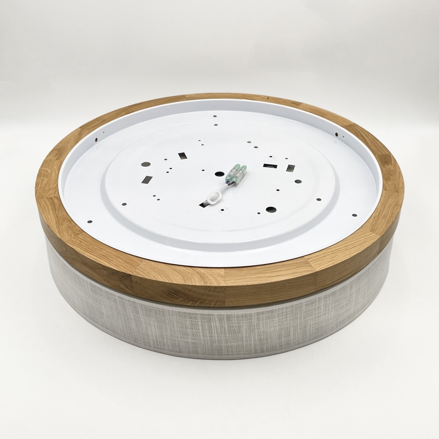 Brilagi - Lampada da soffitto LED BELLADONNA LED/36W/230V diam. 50 cm bianco/rovere