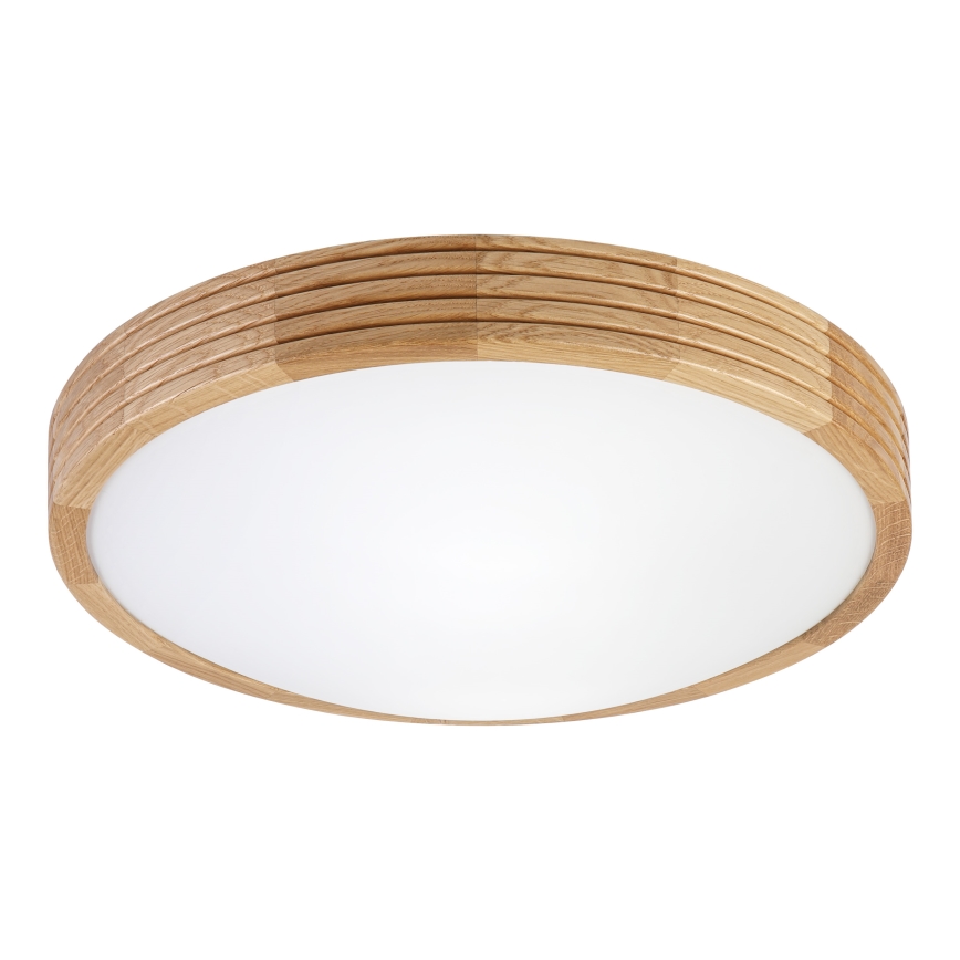 Brilagi - Plafoniera LED CARVALHO MODERN SLIM 2xE27/60W/230V Ø 37,5 cm rovere