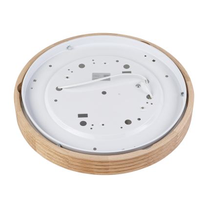 Brilagi - Plafoniera LED CARVALHO MODERN SLIM 2xE27/60W/230V Ø 37,5 cm rovere