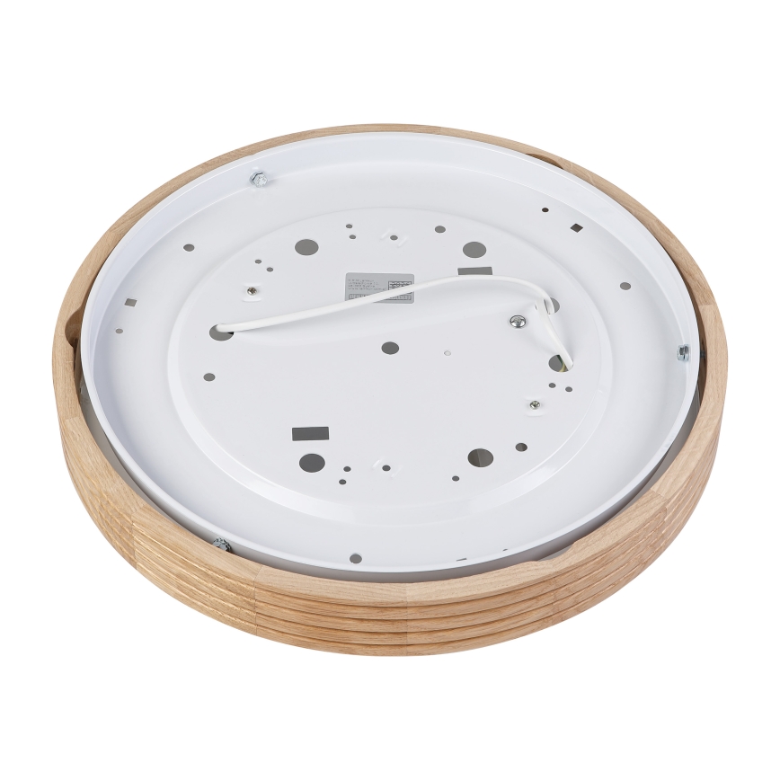 Brilagi - Plafoniera LED CARVALHO MODERN SLIM 2xE27/60W/230V Ø 37,5 cm rovere