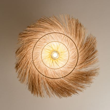 Brilagi - Lampada da soffitto LED CERIA BOHO 1xE27/40W/230V Ø 70 cm rattan