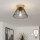 Brilagi - Lampada da soffitto LED CERIA WIRE 1xE27/40W/230V Ø 21 cm nero/rovere