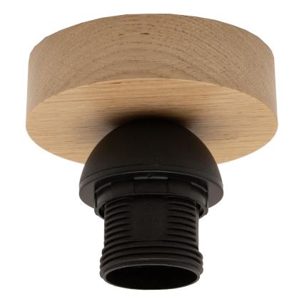 Brilagi - Lampada da soffitto LED CERIA WIRE 1xE27/40W/230V Ø 21 cm nero/rovere