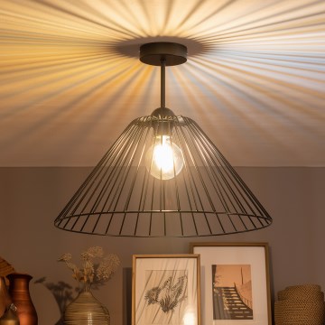 Brilagi - Lampada da soffitto LED CERIA WIRE a montaggio superficiale 1xE27/60W/230V Ø 45 cm nero