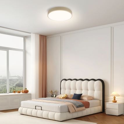 Brilagi - Lampada da soffitto LED dimmerabile POOL LED/36W/230V 3000-6000K diam. 30 cm beige + telecomando