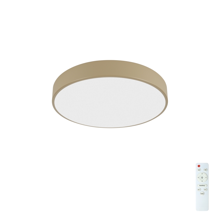 Brilagi - Lampada da soffitto LED dimmerabile POOL LED/36W/230V 3000-6000K diam. 30 cm beige + telecomando