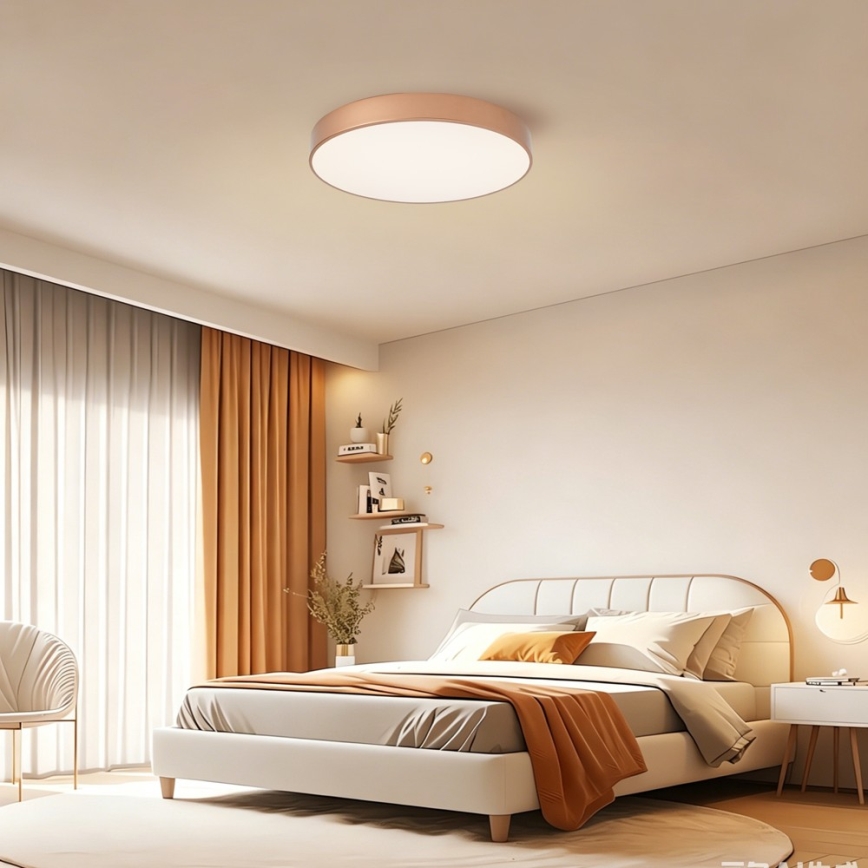 Brilagi - Plafoniera dimmerabile a LED POOL LED/60W/230V 3000-6000K Ø 50 cm finitura bronzo + telecomando