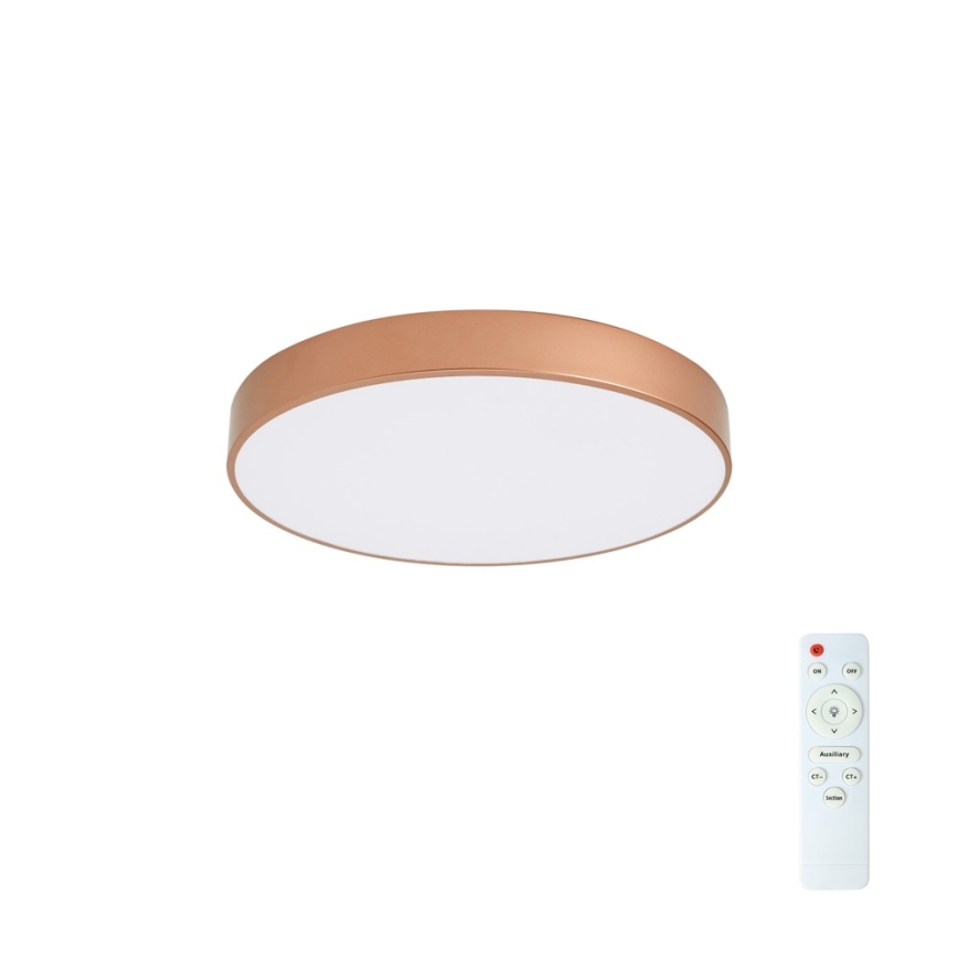 Brilagi - Plafoniera dimmerabile a LED POOL LED/60W/230V 3000-6000K Ø 50 cm finitura bronzo + telecomando