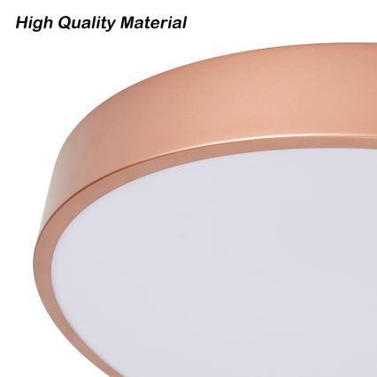 Brilagi - Plafoniera dimmerabile a LED POOL LED/60W/230V 3000-6000K Ø 50 cm finitura bronzo + telecomando
