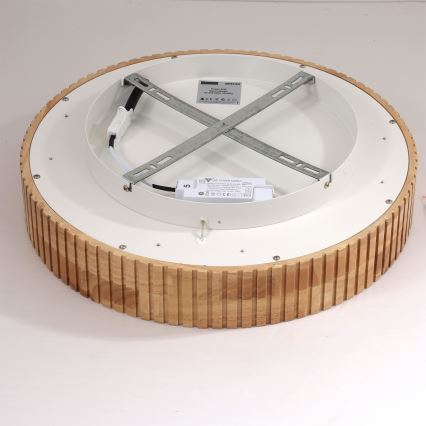 Brilagi - Plafoniera LED FALCON WOOD MODERN LED/30W/230V 3000/4000/6000K diam. 45 cm legno