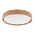 Brilagi - Lampada da soffitto LED MANAROLA SIMPLE LED/24W/230V 3000K rovere Ø 41 cm