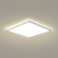 Brilagi - Lampada da soffitto LED per bagno ULTRA SLIM LED/24W/230V 42x42 cm finitura argento IP54
