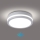 Brilagi - Lampada da soffitto LED per esterni con sensore BENE LED/18W/230V Ø 21,5 cm bianca IP54