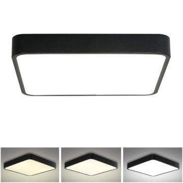 Brilagi - Lampada da soffitto LED POOL LED/36W/230V 3000/4500/6000K 40x40 cm nero