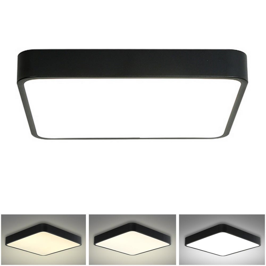 Brilagi - Lampada da soffitto LED POOL LED/36W/230V 3000/4500/6000K 40x40 cm nero