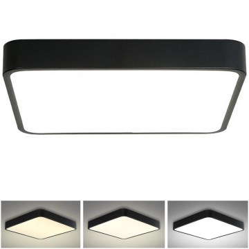 Brilagi - Lampada da soffitto LED POOL LED/48W/230V 3000/4500/6000K 50x50 cm nero
