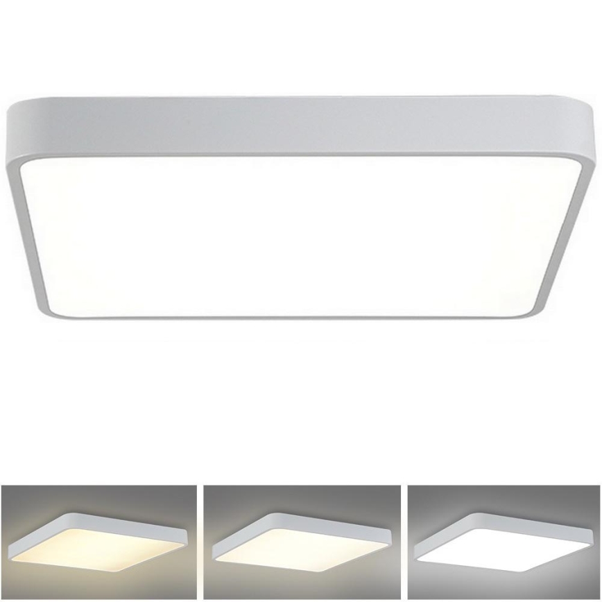 Brilagi - Lampada da soffitto LED POOL SQUARE LED/48W/230V 3000/4500/6000K 50x50 cm bianco