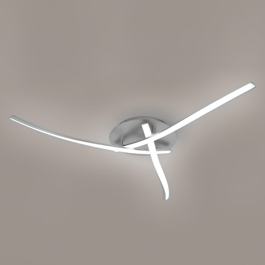 Brilagi - Lampada da soffitto LED STRIPES LED/24W/230V Ø 64 cm argento