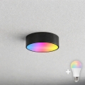 BRILAGI - Lampada da soffitto per bagno LED RGBW dimmerabile CLARE 1xE27/12W/230V 2700-6500K Ø 20 cm IP54 nero
